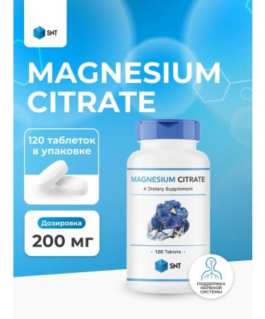 SNT Magnesium Citrate Magnesium Citrate 120 tablets of 200 mg