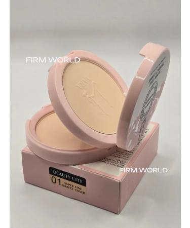 FIRM WORLD Facial powder matting compact yara tone # 01 - Buy Online on GoSupps.com