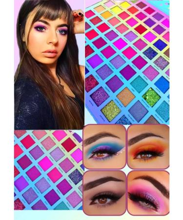 LIZZA Cosmetic Palette of shadows for eyelids bright large - Buy Online on GoSupps.com