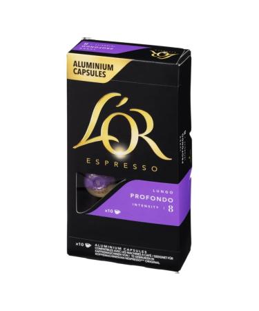 L'OR Coffee in the capsules of Espresso Lungo Profondondo 1