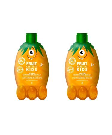 Fruit Monsters Shampoo-gel-Pen children 3B1 pineapple 400 ml 2 pieces