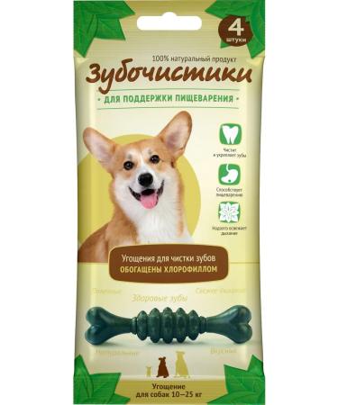 Country delicacies Toothpicks d dogs 10-25kg mint with chlorophyll 4pcs - Buy Online on GoSupps.com
