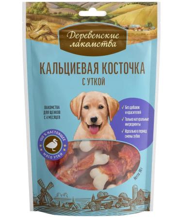 Country delicacies Calcium bone with a duck of puns 90g