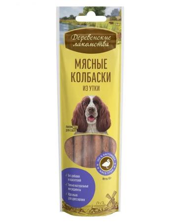 Country delicacies Meat sausages from duck d dogs 7pcs*45g