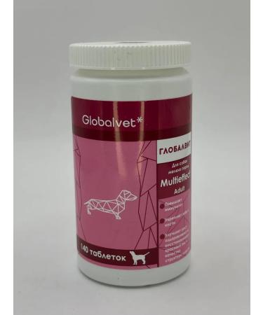 Globalvet Globalt Multieffect (Adult) for dogs of small breeds 140Tab