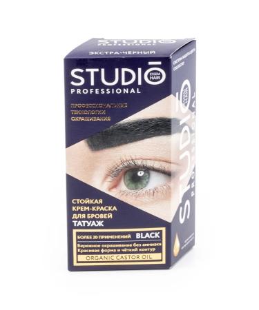 Studio Professional Essem Hair Brovy Paint Studio Professional Black 30ml 2 pcs - Buy Online on GoSupps.com
