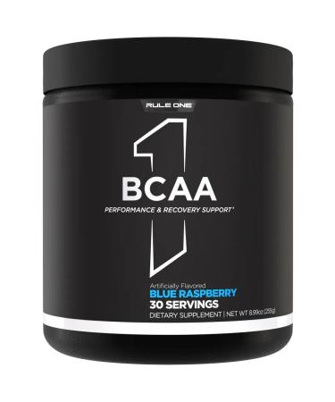 Rule 1 BCAA amino acids 255 g - blackberry - Buy Online on GoSupps.com