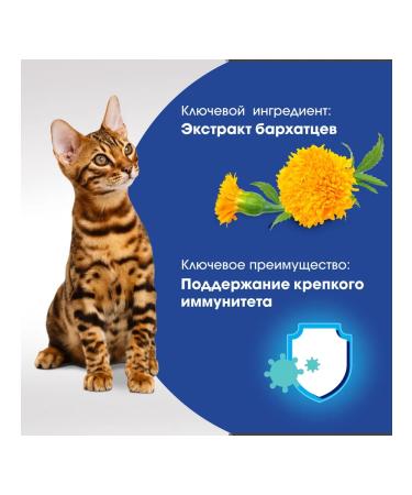 PERFECT FIT Immunity delicacy for cats with chicken and marigold 50g - Buy Online on GoSupps.com