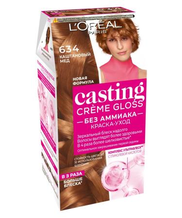 L'Oreal Paris Hair dye casting Gloss 634 Chestfan. honey - Buy Online on GoSupps.com