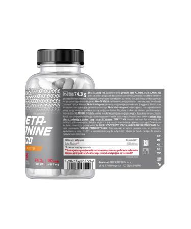 Trec Nutrition Beta Alanin for endurance TRC Beta -lanine 700 90 capsules - Buy Online on GoSupps.com