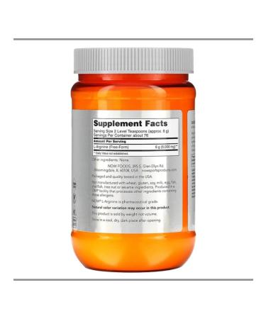 L-Arginine Powder Endoor amino acid (454 g) - Buy Online on GoSupps.com