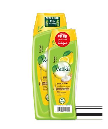 Dabur Vatika hair shampoo against dandruff 400ml+200ml - Buy Online on GoSupps.com