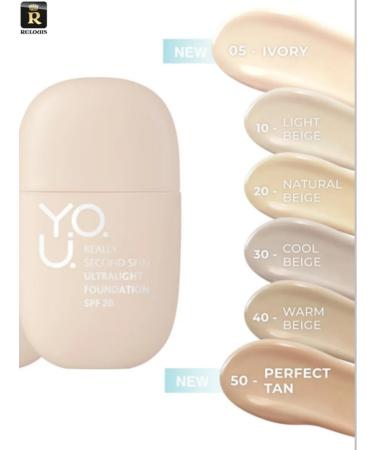 RELOUIS Tonal cream Y.O.u. REALLY SECOND SKIN tone 40 - Buy Online on GoSupps.com