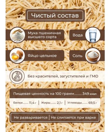 MOM'S NOODLES Homemade egg noodles 250 g - Buy Online on GoSupps.com