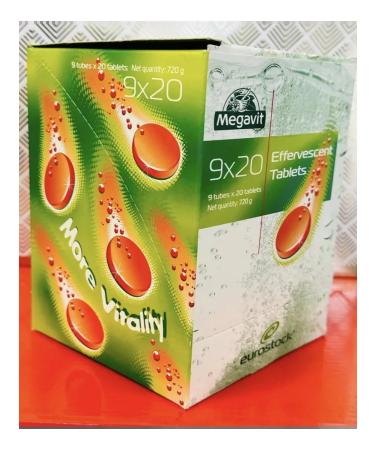 Megavit Active Lifte Vitamins & Minerals 9 Tube 20 spike. table - Buy Online on GoSupps.com
