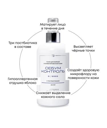 AROMAPOLINA Tonic sebum control with postbiotics for oily skin 250 ml - Buy Online on GoSupps.com