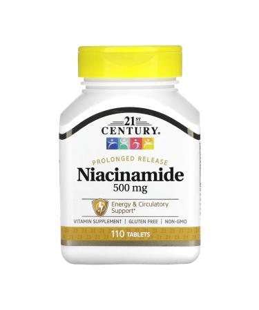 21st Century Nicotinamide slowed release 500 mg 110 tablets