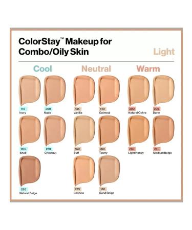 Revlon Revolon Cream ColorsStay Tone 240 (BUFF) SPF15+ 30 ml - Buy Online on GoSupps.com