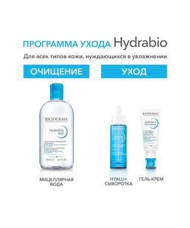 bioderma Biooderm moisturizing serum against wrinkles Hydrabio Hyalu+ - Buy Online on GoSupps.com