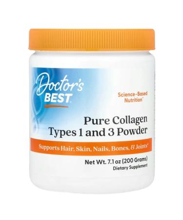 Doctor's Best Pure collagen types 1 and 3 in powder 200 g