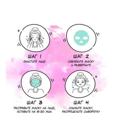 Clean line Facial fabric mask set + detox 6 pcs - Buy Online on GoSupps.com