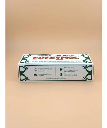 Euthymol Toothpaste without fluorine 75ml - Buy Online on GoSupps.com