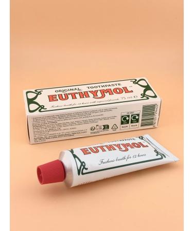 Euthymol Toothpaste without fluorine 75ml - Buy Online on GoSupps.com