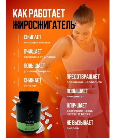 SLIM BOOSTER Slimming tablets Effective fat burner - Buy Online on GoSupps.com