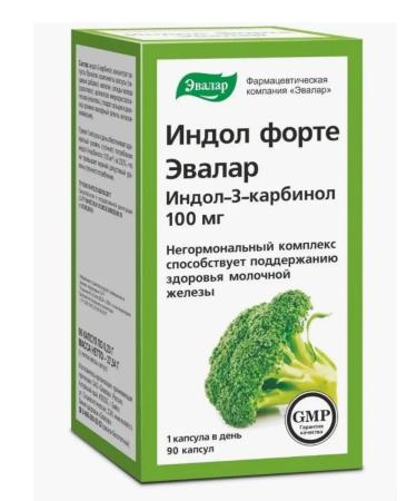 Home medicine cabinet Indol Forte for women caps 90pcs 1UP