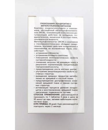 Sashera Glucosamine chondroitin MSM for joints and ligaments 2 pcs - Buy Online on GoSupps.com