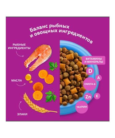 WHISKAS Dry food for cats with salmon 1.3kg - Buy Online on GoSupps.com