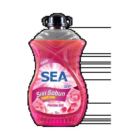SEA PLUS Liquid soap for hands and bodies with rose aroma - Buy Online on GoSupps.com