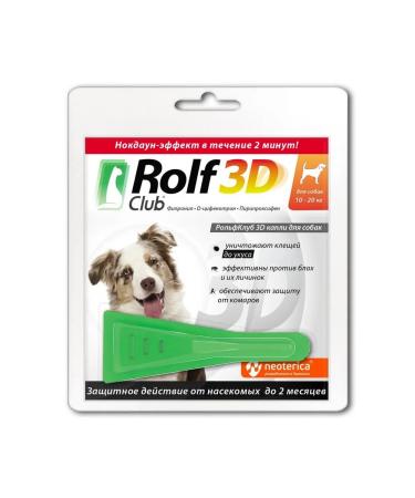 Neoterica Rolf Club 3D drops for dogs for dogs 10-20 kg - Buy Online on GoSupps.com