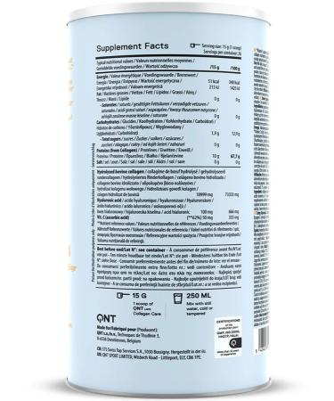 QNT Life Collagen Care Zero 390 g orange - Buy Online on GoSupps.com