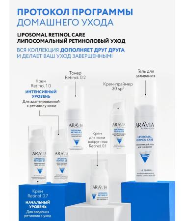 ARAVIA Professional Retinol Care 250 ml renewing gel for washing - Buy Online on GoSupps.com