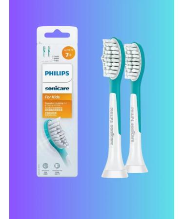A set of interchangeable nasadings Philips Sonicare Forkids 7+