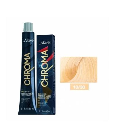 Lakme Chromy Cream 10 30 light blond golden 60 ml - Buy Online on GoSupps.com
