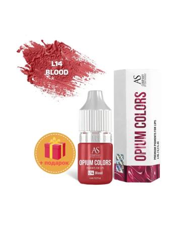 AS COMPANY BY ALINA SHAKHOVA Lip pigment As-Company Opium Colors L14 Blood 6ml