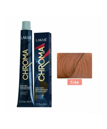 Lakme Chroma Cream 7 44 Average Blond Copper Blond 60 ml - Buy Online on GoSupps.com