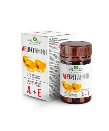 MIRROLLA Ae vitamin C natural vitamins 30 capsules 2 pcs - Buy Online on GoSupps.com