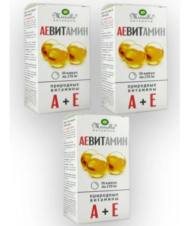 MIRROLLA Ae vitamin C natural vitamins 30 capsules 3 pcs