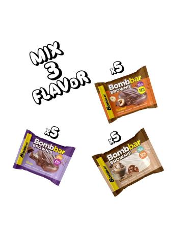 BombBar MIX 3x5pcs Brownie Classic Hounds Mokk 50g