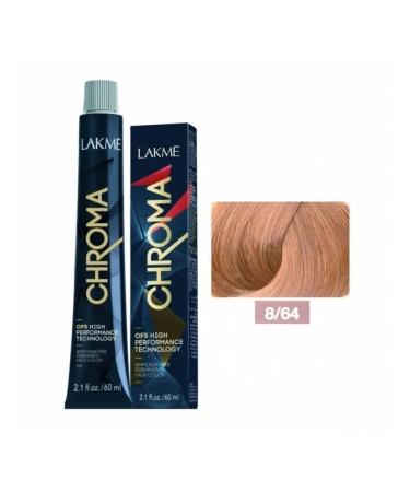 Lakme Chroma 8 64 Cream Blond Brown-Mednoye 60 ml - Buy Online on GoSupps.com