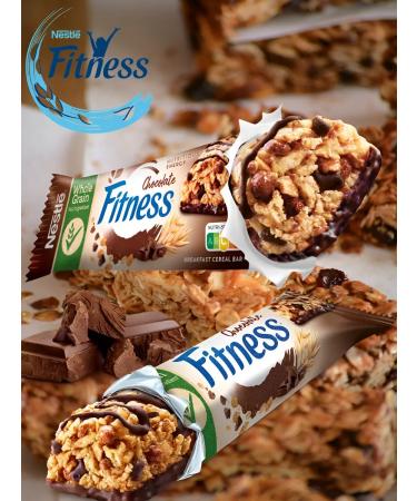 A bar with cereals and chocolate Nestle Fitness 23.5 g of 16pcs - Buy Online on GoSupps.com