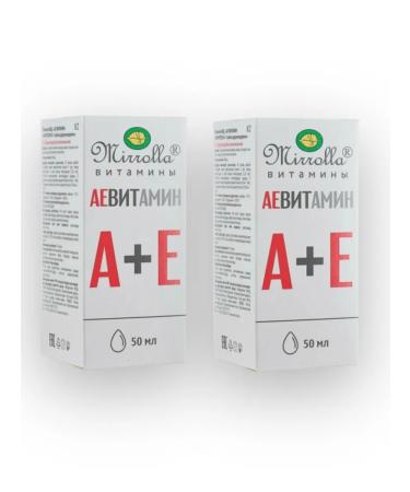 MIRROLLA Vitamin A and vitamin E complex 50 ml 2 pcs
