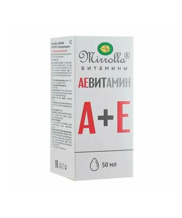 MIRROLLA Vitamin A and vitamin E complex 50 ml 2 pcs - Buy Online on GoSupps.com
