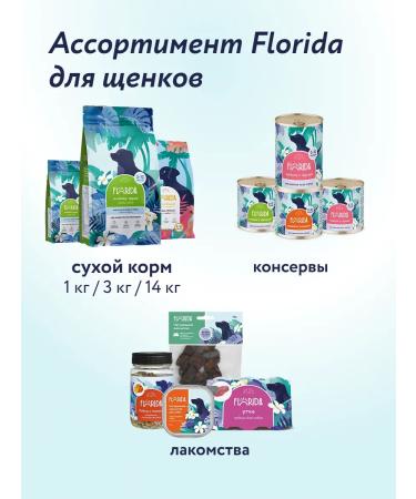 Florida Set for puppies dry food canned food delicacy and toy - Buy Online on GoSupps.com