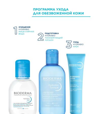 Bioderma Hydrabio H2O micellar water for dry skin 100 ml - Buy Online on GoSupps.com