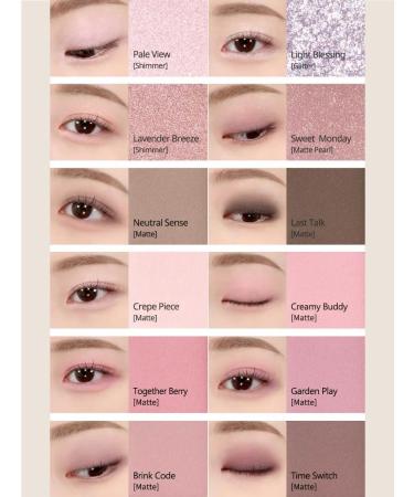 YOOAH Eye Shadows 04 Palette 12 colors - Buy Online on GoSupps.com