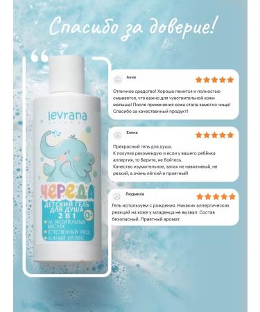 levrana Shower gel is a children's series of natural 250 ml - Buy Online on GoSupps.com